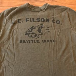 Filson T-Shirt Men’s Size Small Green USA Made